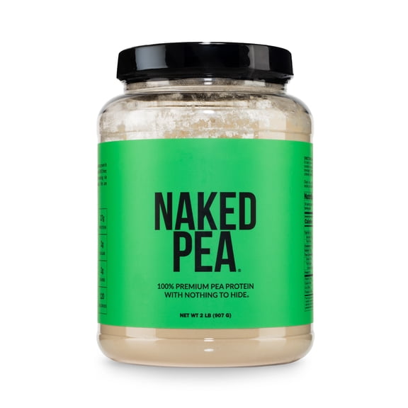 Naked Pea - 2LB 100% Pea Protein Powder from North American Farms - Unflavored Vegan Pea Protein Isolate - Plant Protein Powder, Easy to Digest - 30 Servings