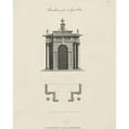 thumbnail image 3 of Vision Studio 15x18 Black Modern Framed Museum Art Print Titled - Garden Pavilion II, 3 of 5
