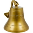 thumbnail image 1 of Aluminum Ship Bell Antique Bronze Finish (US NAVY) Engraved - 3 Inches, 1 of 6