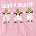 thumbnail image 2 of Willy Wonka and The Chocolate Factory Oompa Loompa Women's T Shirt, Pink, Large, 2 of 6