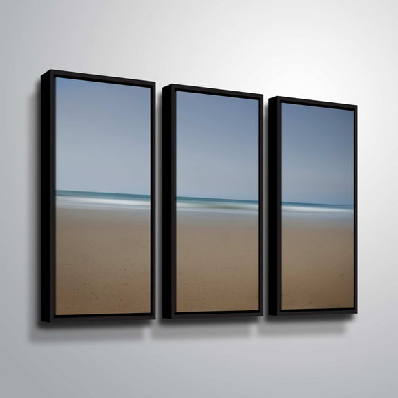 Artwall , 3 Piece Floater Framed Canvas Set by Chris Tuff