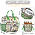 thumbnail image 5 of Pioneer Flower Floral Print Pattern Womens Lunch Box for Work,Insulated Large Lunch Bag for Tween and Teen,Loncheras Para Mujer,Leakproof Adult Lunch Bag for Work,Beach,Travel,Picnic,Camping, 5 of 7