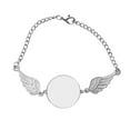 DEMON SLAYER Stainless Steel Vintage Angel Wing Feather Cuff Bracelet demon-slayer-stainless-steel-vintage-angel-wing-feather-cuff-bracelet