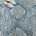 thumbnail image 5 of SAFAVIEH Courtyard Fowler Geometric Indoor/Outdoor Area Rug, Navy/Grey, 8' x 11', 5 of 10