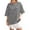 Black, variant on Conairie Women Crew Neck Shirts Casual Stripe Loose Short Sleeve T Shirts Classic Dressy Lightweight Blouses Pullover Outfits Black L