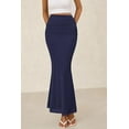 thumbnail image 6 of PRETTYGARDEN Women Fitted Mesh Mermaid Skirt 2025 Spring Summer Casual High Waisted Ruched Maxi Long Bodycon Going Out Skirts, 6 of 7