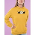 thumbnail image 2 of Wow Daisy Banner. Hoodie Women -Image by Shutterstock, Female Small, 2 of 4