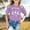 Purple, variant on Gzbliryd Happy Easter T Shirt Short Sleeve Tees Cute Cartoon Graphic Tees for Teens Tshirts Shirts for Girls Graphic (Yellow,5-6 Years)
