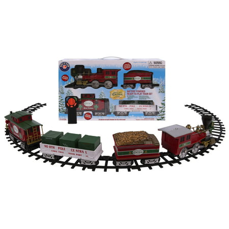 Lionel North Pole Central Battery-powered Model Train Set Ready To Play with (Best Lionel Train Starter Set)