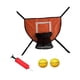 thumbnail image 3 of Aro de baloncesto para trampolín con cuerdas de conexión Soporte de baloncesto para exterior naranja, 3 of 9
