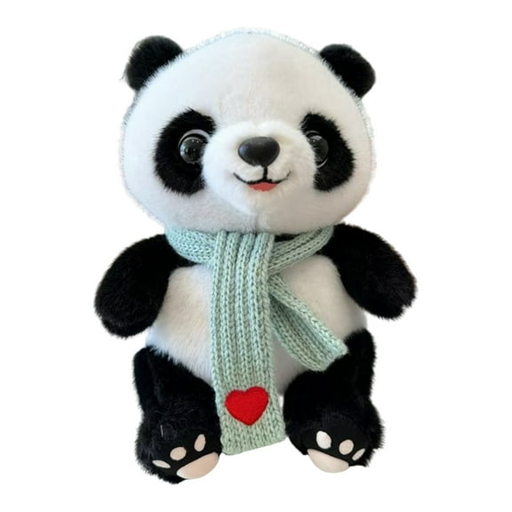 BallsFHK Cute panda doll simulation plush toy doll sitting panda