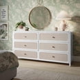 thumbnail image 2 of Patty White Rattan 6 Drawer Dresser, 2 of 4
