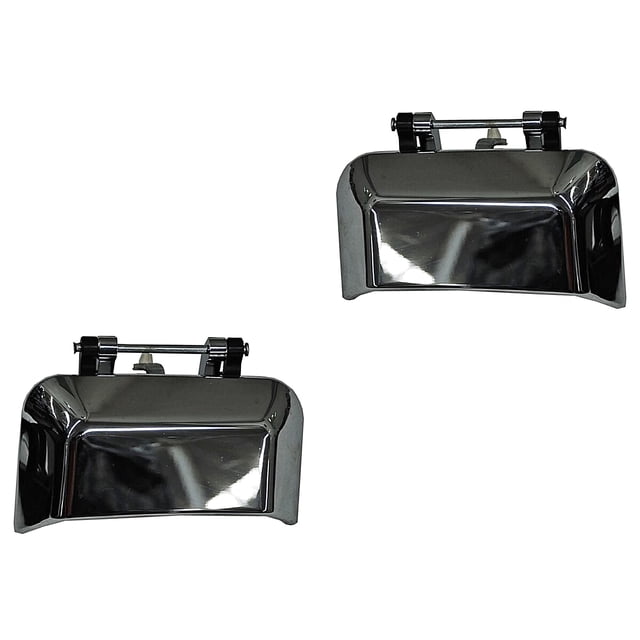 Par de Manijas Puerta Exterior Generica Compass 2007 A 2017 Jeep Plástico Cromado