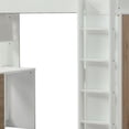 thumbnail image 2 of ACME Nerice Twin Loft Bed with Desk and Wardrobe in White, Multiple Colors, 2 of 6