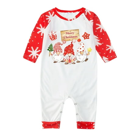

Nomeni Christmas Print Set Family Christmas Pajamas Long Sleeve Top And Pants Set Parent Homewear Set