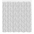 thumbnail image 3 of Ambesonne Modern Shower Curtain, Quarter Circle Shapes Motif, 69"Wx75"L, Grey White, 3 of 5