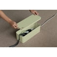thumbnail image 2 of Bluelounge CableBox for Cable and Cord Management - Light Sage - (15.5"L x 5.75"W x 5"H), 2 of 4