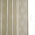 thumbnail image 4 of Calais Tile Beige Patterned Linen Sheer Curtain (1 Panel), Calais Tile Beige, 50W X 108L, 4 of 8
