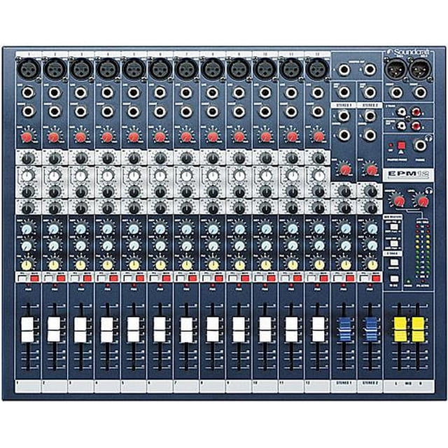 Mezcladora Análoga SOUNDCRAFT Epm12 RW 5736US Azul acero
