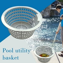 JeashCHAT Pool Skimmer Basket Pond Replacement Filter for Leaves and Debris Swimming Pool Practical Plastic Skimmer