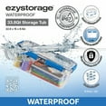 thumbnail image 4 of 6 PACK - EZY STORAGE WATERPROOF 8.4Gal/33.8Qt/32L STORAGE BOX IP67, 4 of 12