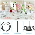 thumbnail image 3 of Uxcell Metal Place Card Holder Memo Clip Holder with Round Clasp for Weddings Parties 24 Pcs Black 2 Inch, 3 of 5