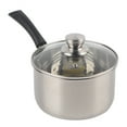 thumbnail image 1 of Utensilios de cocina de primera calidad para salsas abundantes y sopas nutritivas Olla para sopa de acero inoxidable 304 de 18 cm con un solo mango, 1 of 8