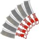 thumbnail image 1 of 6 Pieces Metal Scraping Brushes For Automotive Slag Cleaning Welding, 1 of 2