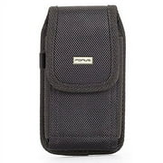 Swivel Phone Case Belt Clip for Google Pixel 4 Model - Holster Rugged Cover Pouch Carry Protective Canvas