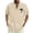 Beige, variant on Hawaiian Shirt for Men Short Sleeve Palm Tree Print Beach Holiday Button Down Lapel Shirt Purple L