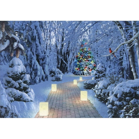 LPG Greetings Lighting the Way Alan Giana Christmas Card (1 card/1 envelope)