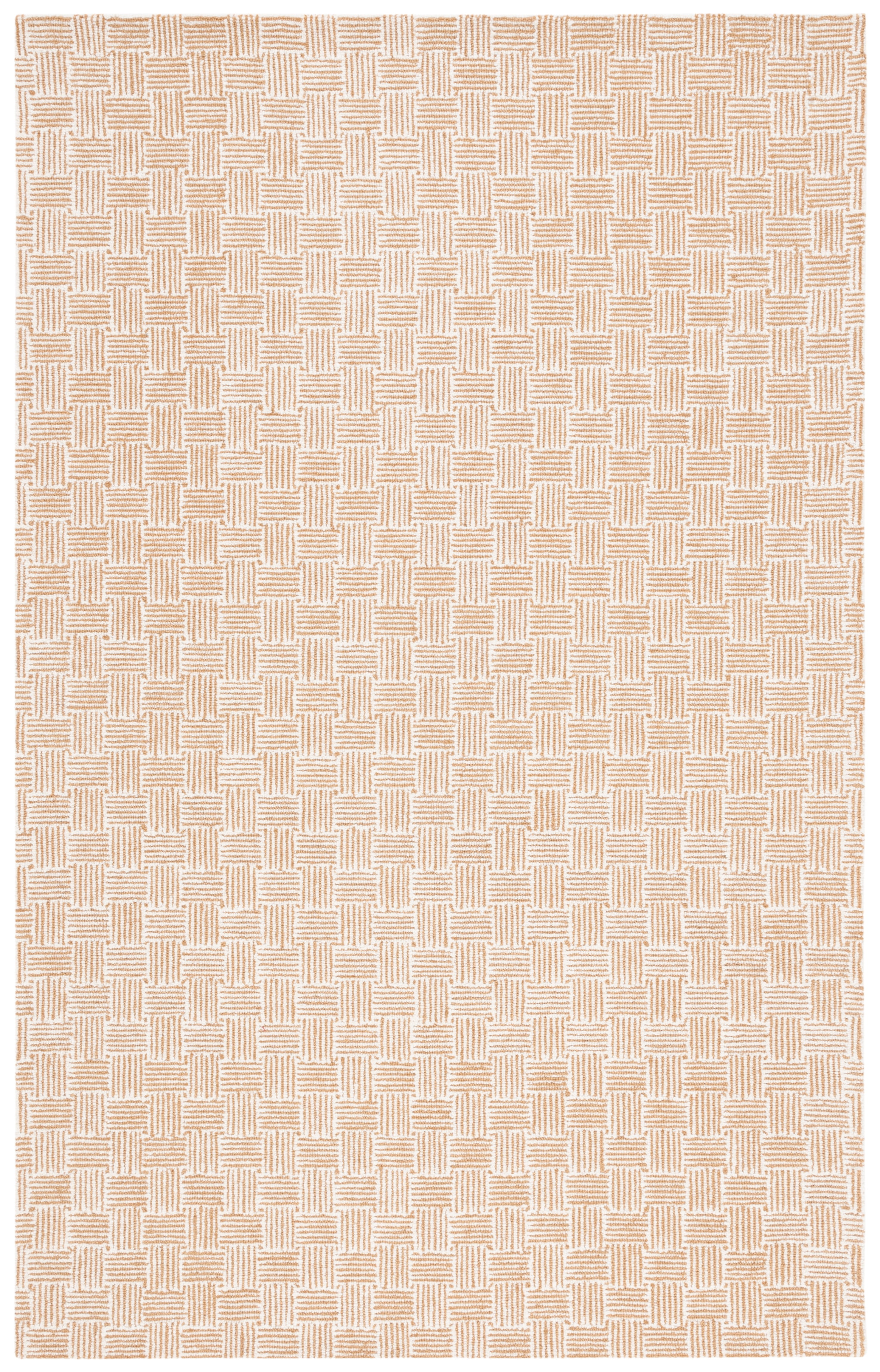 Safavieh Micro-Loop Charlotte Solid Area Rug, Light Gold/Ivory, 9' x 12'