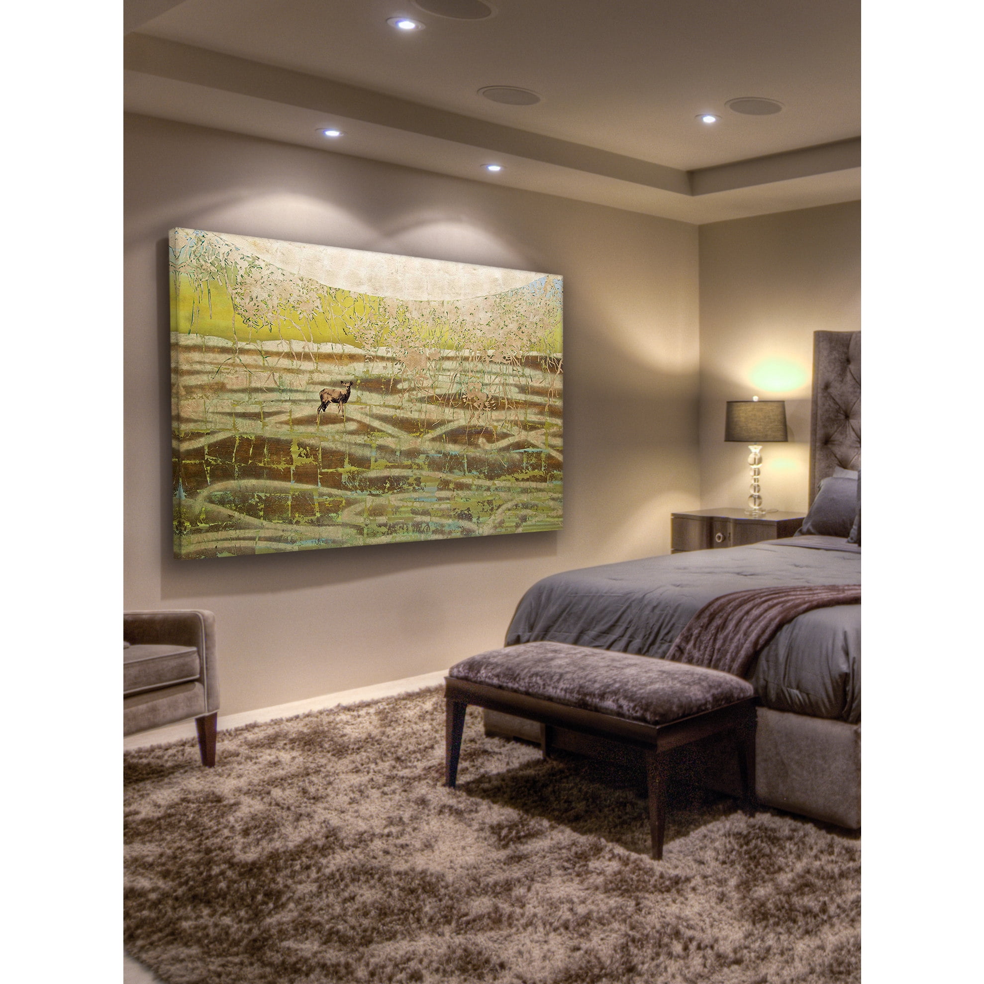 Marmont Hill "Savannah" by Tracy Silva Barbosa Painting Print on Canvas