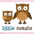 thumbnail image 2 of CafePress - Little Cousin Mod Owl Infant Bodysuit - Baby Light Bodysuit, Size Newborn - 24 Months, 2 of 4