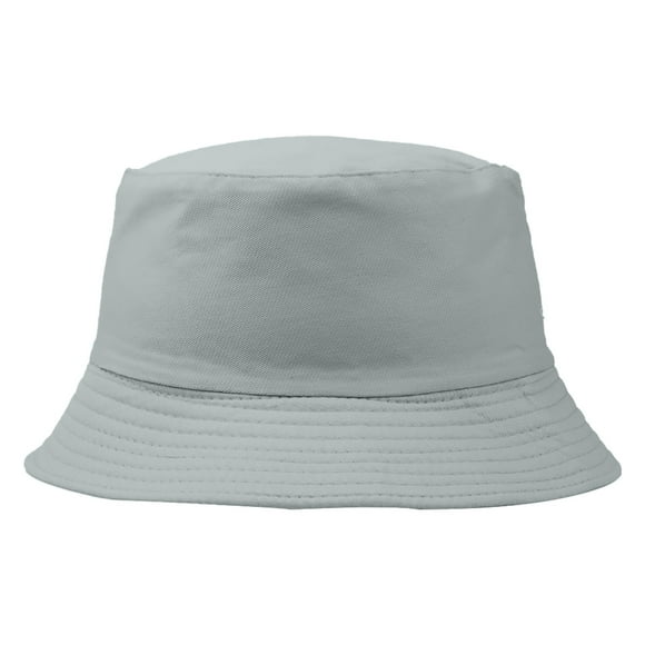 Flash Deal! Cotton Green Hat Bucket Hat For Summer Travel Beach Sun Hat Grey M Clearance