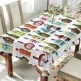 thumbnail image 3 of Coolnut Restaurant and Bar Bottles Rectangle Tablecloth,Dinner Table Cover for Outdoor & Indoor Patio, Picnic, BBQ, Holiday Party 54x54In, 3 of 7
