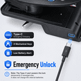 thumbnail image 7 of Nilight RV Door Lock Keyless Entry, Outdoor 4-in-1 RV Locks Replacement with App, Fingerprint, Password, Keys, Bluetooth RV Keyless Entry Door Lock for Camper, Not Fit Class A Class C RVs, 7 of 7