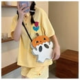 thumbnail image 5 of Qocolhg Funny Ghost Halloween Purse Novelty PumpkinCrossbody Bag Cute Ghostface Messenger Bag Halloween Purses and Handbag Halloween Decorations Clearance, 5 of 9