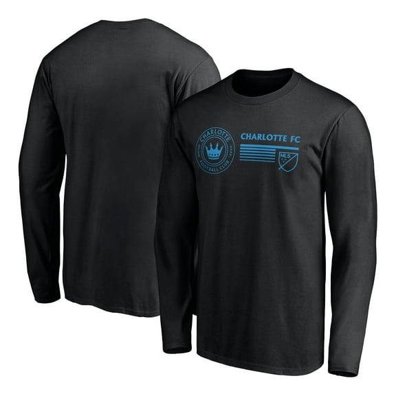 Men's Black Charlotte FC Delivering Victory Long Sleeve T-Shirt