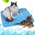 thumbnail image 1 of Dog Cooling Mat Sleeping Cooling Pad Washable Ice Silk Cool Blanket For Kennel Sofa Bed, 1 of 4