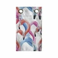 thumbnail image 1 of Flamingo Hanging Pocket Organizer, Watercolor Pastel Style Zoo Tropical Birds in Various Tones Wedding Romance, Printed Polyester Storage Bag with Pockets, 9" x 16", Multicolor, 1 of 2