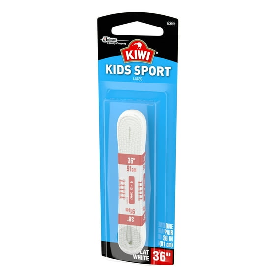 KIWI Sport Flat Laces White 36'' 1 pair