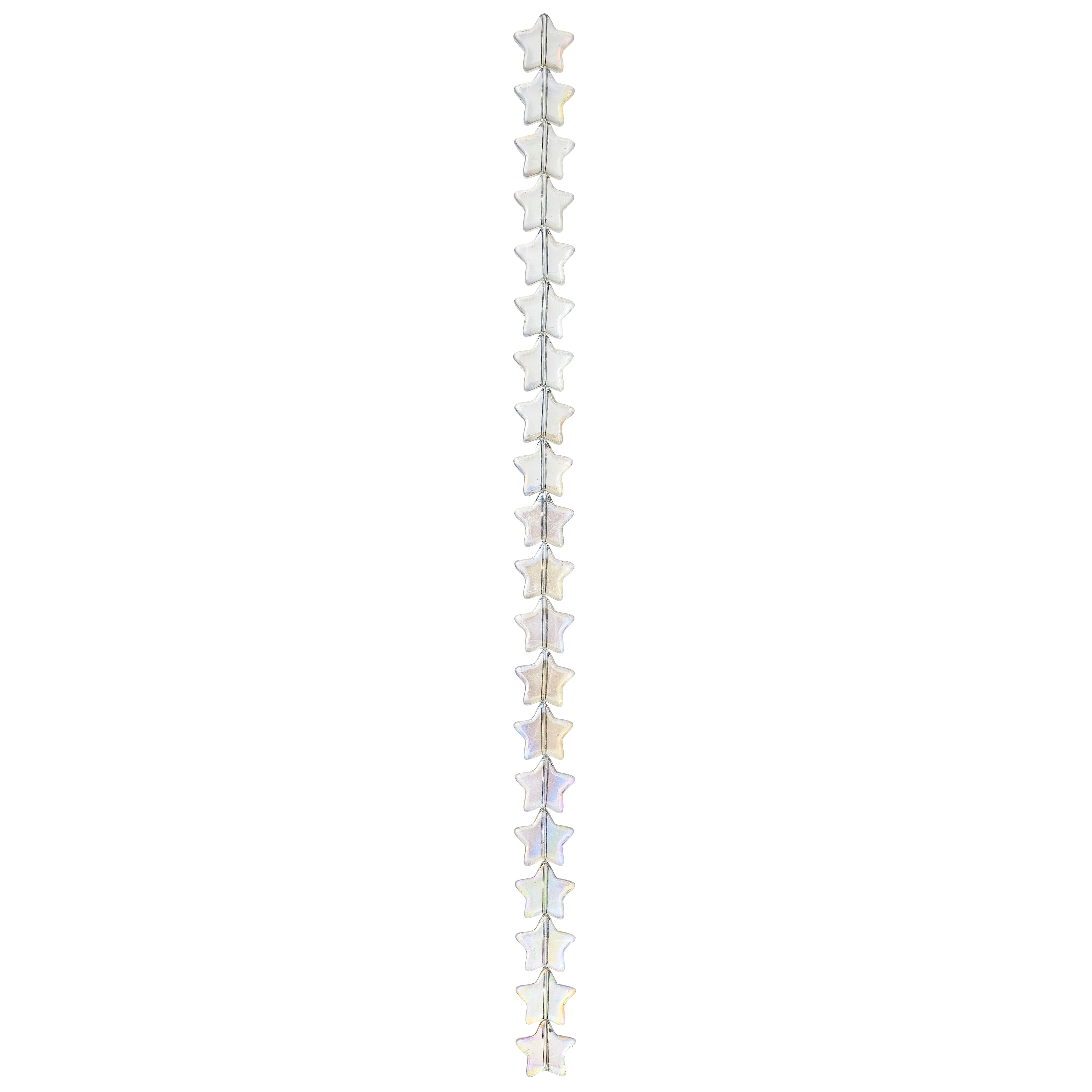 Bead Landing Clear Glass Star Beads, 12mm, 12 Packs: 21 ct. (252 total)