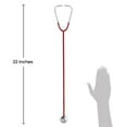 thumbnail image 5 of Dixie EMS Single Head Lightweight Stethoscope, Latex Free, for Doctors, Nurses, Students, Medical and Home Use - Red, 5 of 5