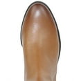 thumbnail image 3 of SAM EDELMAN Womens Brown Buckle Accent Cushioned Paxten Round Toe Block Heel Zip-Up Leather Riding Boot 6.5 M, 3 of 4