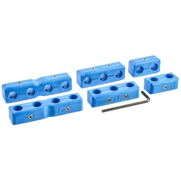JEGS 40322 Wire Separators Fits 8.0mm & 8.5mm Wires Blue Includes (2) 2-Wire Sep