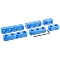 JEGS 40322 Wire Separators Fits 8.0mm & 8.5mm Wires Blue Includes (2) 2-Wire Sep