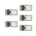 thumbnail image 2 of 5x Cat5e Keystone Coupler Jack Wall Plate, RJ45 Couplers Female to Female Network Ethernet Module, 2 of 7