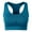 Azure Blue, variant on TriDri Womens Seamless 3D Fit Multi-Sport Solid Color Sculpt Sports Bra