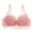 Pink, variant on Wisremt Women Large Size Lace Gather Bra Breathable Sexy Solid Colos Bras